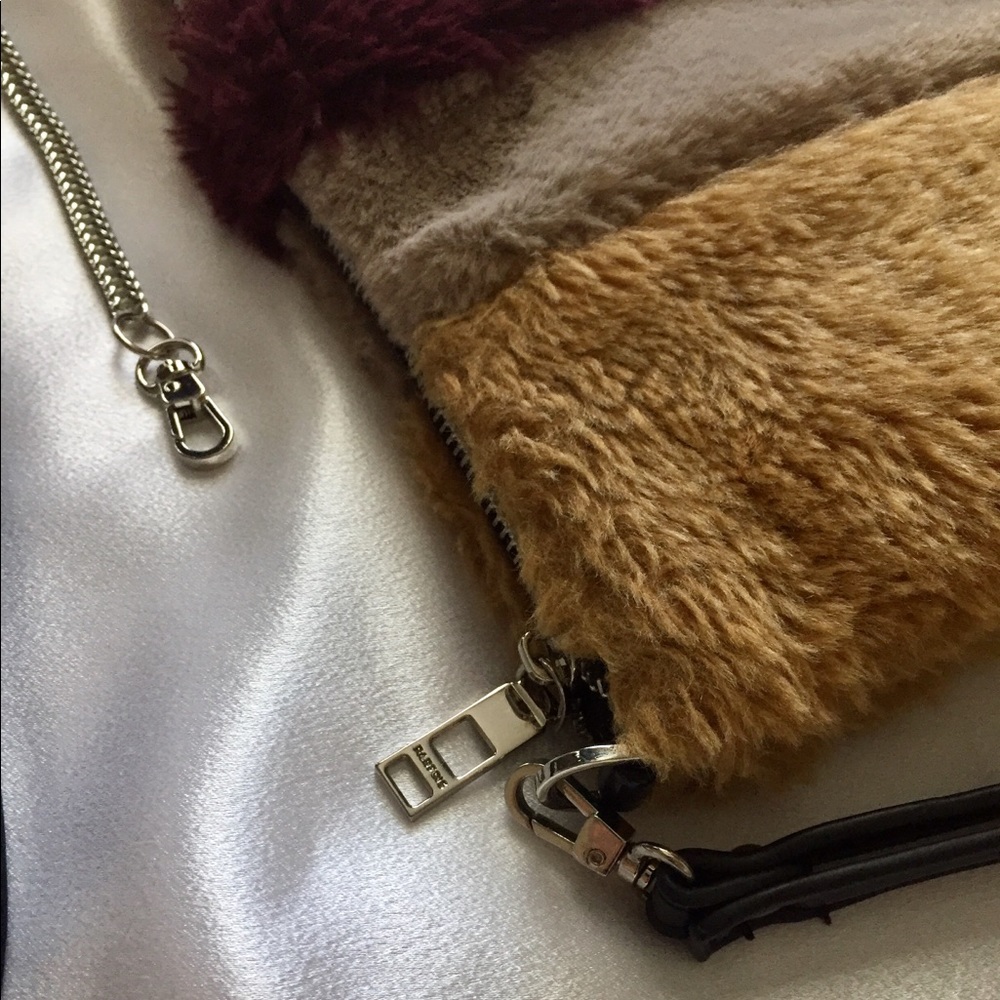 Parfois Faux Fur Clutch/Shoulder Bag - Picture 2 of 14